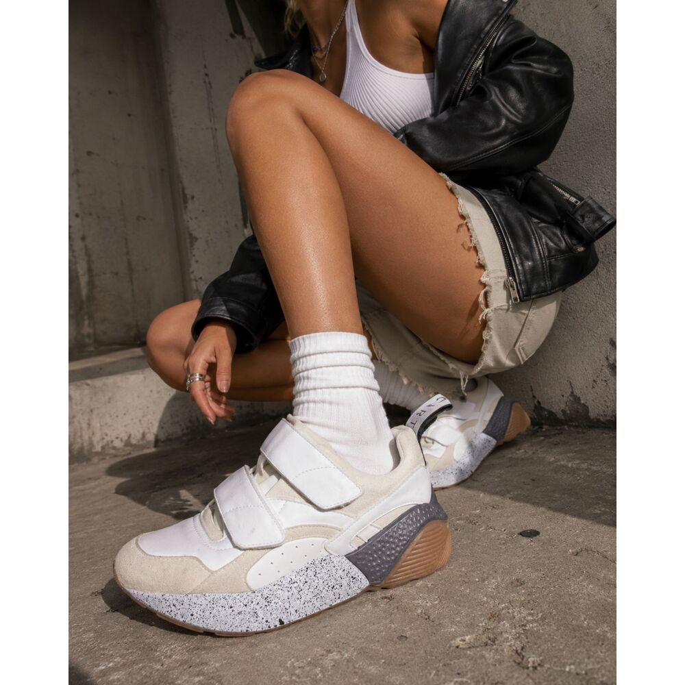 Stella McCartney Eclypse Sneakers 5 Y2K Music Festival Chunky Retro Chic White